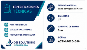 Especificaciones Técnicas Fierro Corrugado 