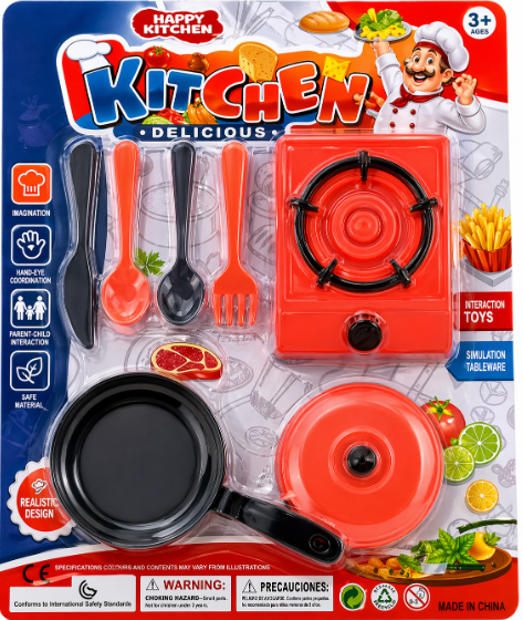 Set de Cocina Rojo SET DE COCINA - Imagen 1
