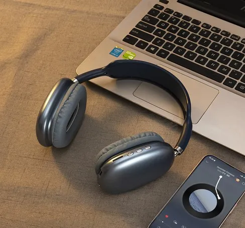 Audífonos Bluetooth Inalámbricos Over-Ear - Gris