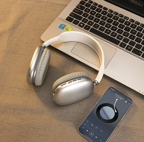 Audífonos Bluetooth Inalámbricos Over Ear - Oro Rosa