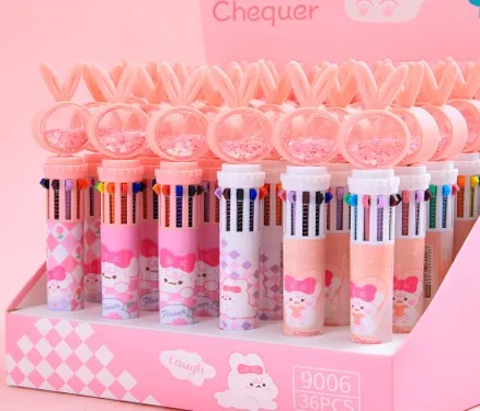 Bolígrafo Multicolor 10 en 1 – Diseño Conejito