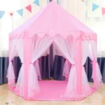 Carpa Infantil Tipo Castillo para Niños - Rosa