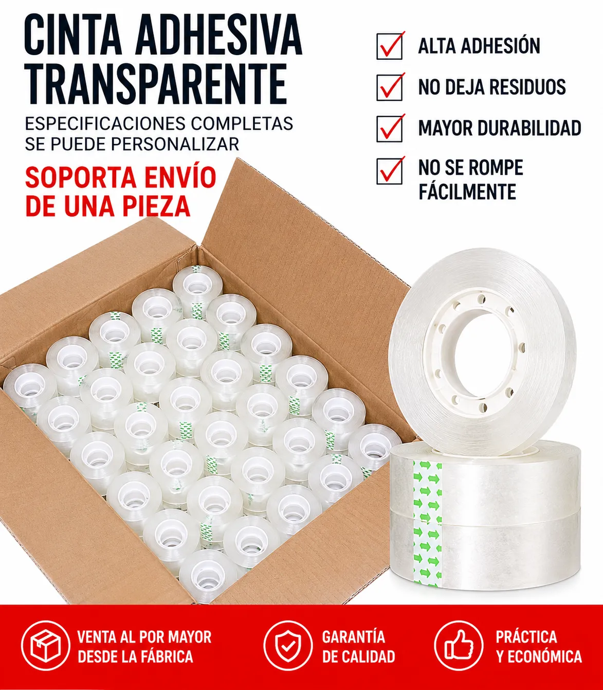 Cinta Adhesiva Transparente 1 Cinta Adhesiva Transparente