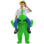 Disfraz Inflable de Alienígena Cargando a un Niño