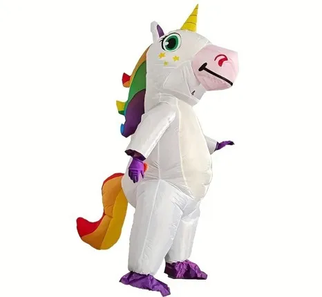Disfraz Inflable de Unicornio para Adulto