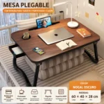 Mesa Plegable Multifuncional- marron