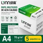 Papel Bond A4 70 g/m² – Caja de 5