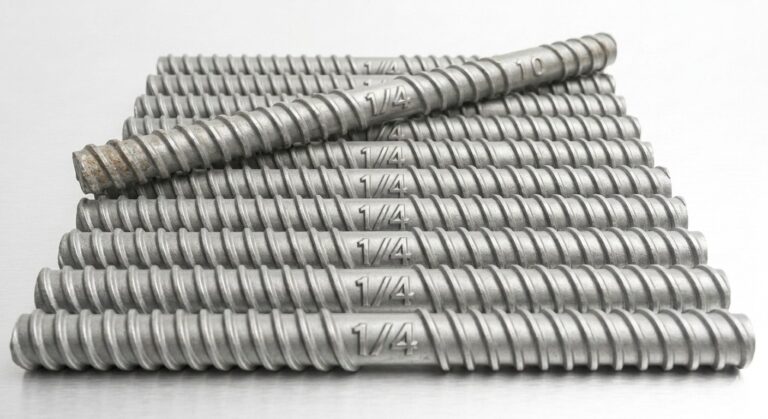 Fierro de acero de 1/4" Grado 60