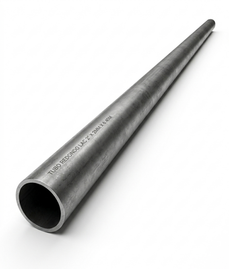 Tubo Redondo LAC de 2" x 2.0 mm x 6.40 m